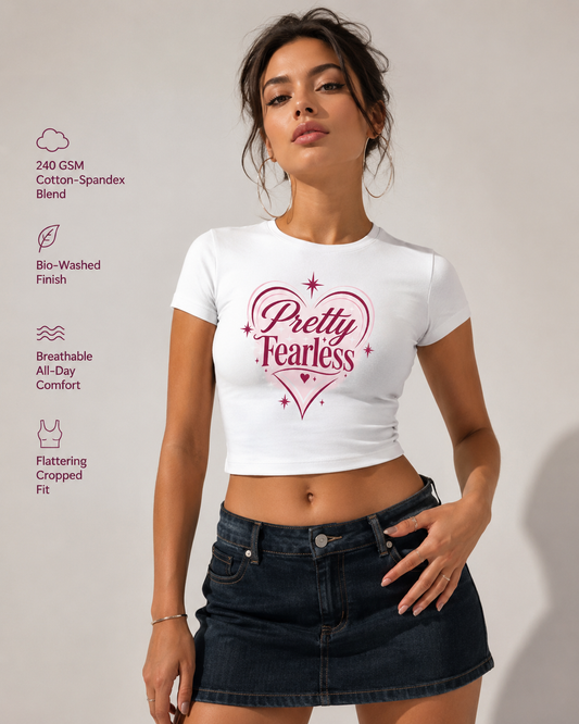 Pretty Fearless | Baby Tee
