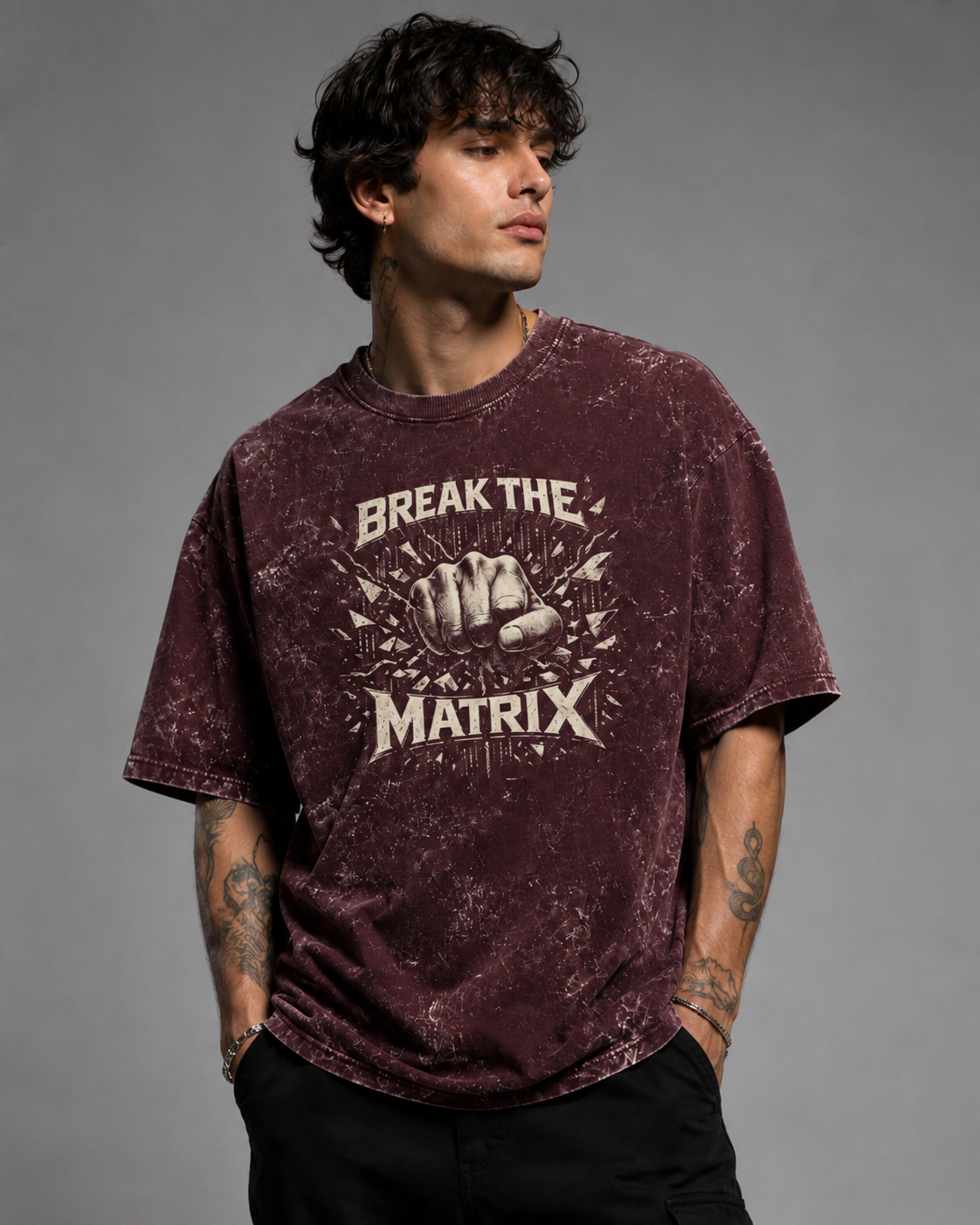 Break the Matrix | Oversized Acid Wash