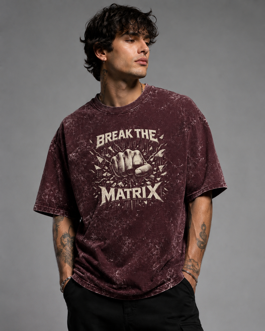 Break the Matrix | Oversized Acid Wash