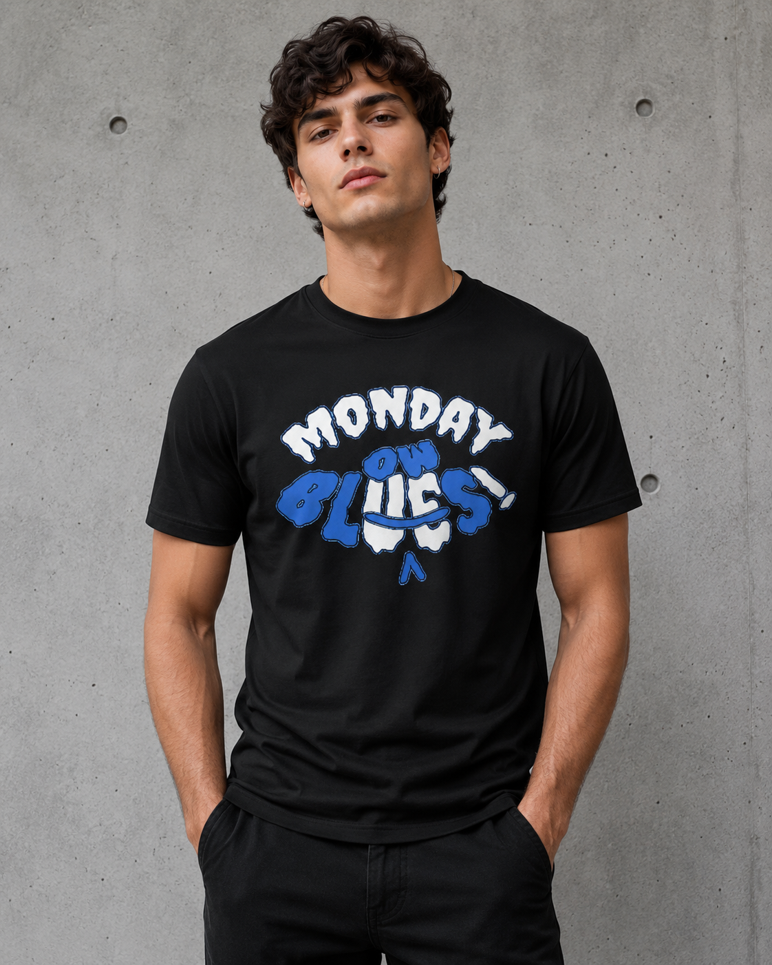 Monday Blues | Relaxed Fit T-Shirt